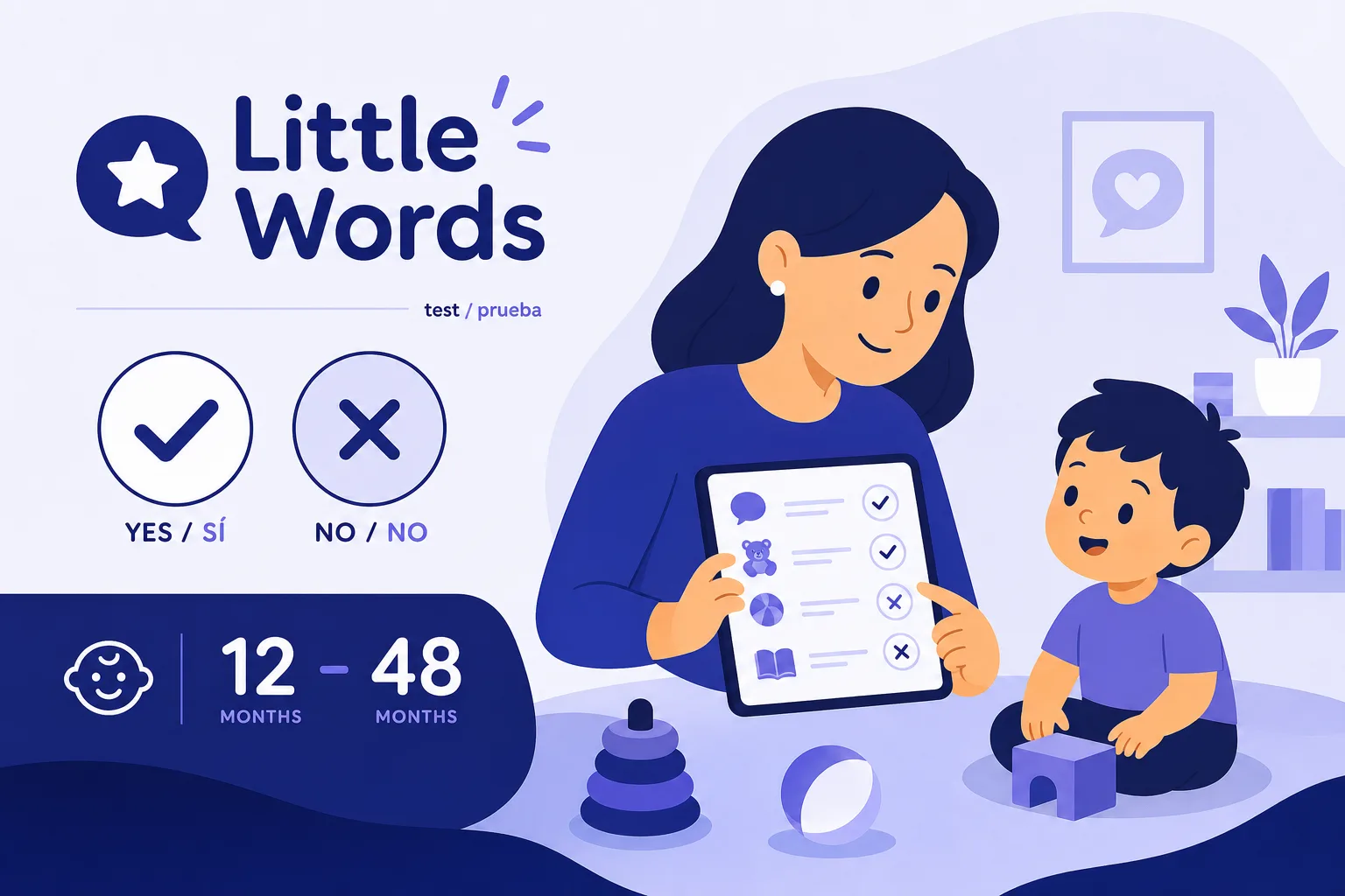Test de lenguaje para niños de 2 años